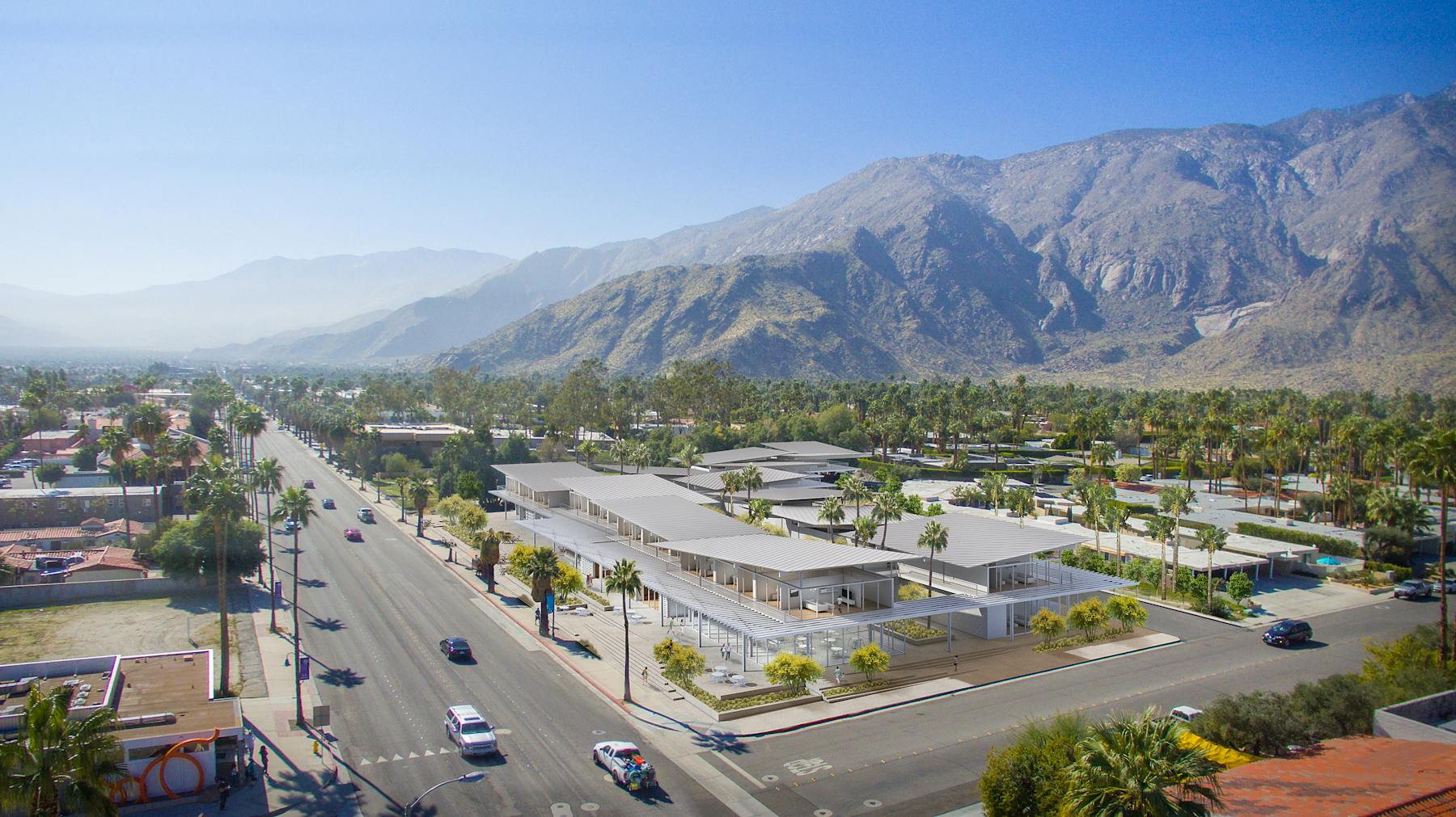 Aloe Palm Canyon affordable senior living community rendering