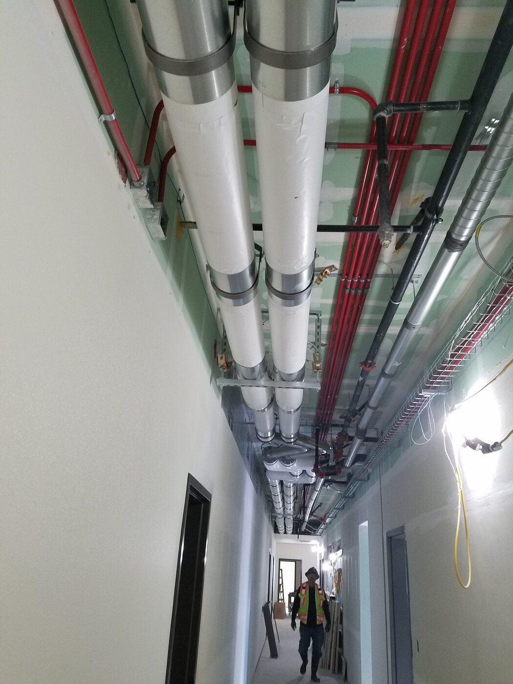 Overhead systems inside Presidio Barracks